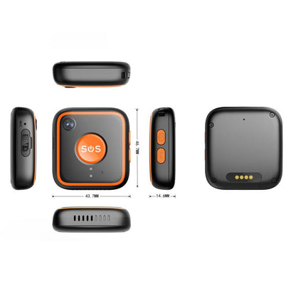 V28C 4G SOS GPS Pendant Location Tracker, A for Asia/Europe/Africa/Australia, B for North/South America