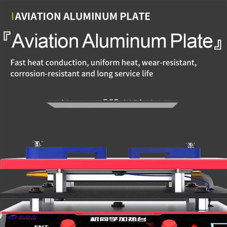 JTX JP-1 Universal Motherboard Planting Tin Degumming Laminated Preheating Platform, EU Plug, US Plug