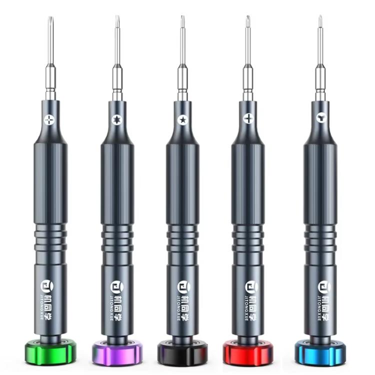 JTX JT-87 Anti-Slip Super Hard S2 Steel Precision 2D Screwdriver, Y 0.6, T2, 1.5, 0.8, 2.5, 5 in 1 Set