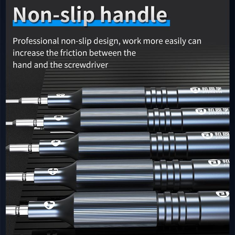 JTX JT-87 Anti-Slip Super Hard S2 Steel Precision 2D Screwdriver, Y 0.6, T2, 1.5, 0.8, 2.5, 5 in 1 Set