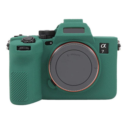 Litchi Texture Soft Silicone Protective Case, For Sony Alpha 7 V / ILCE-7M5