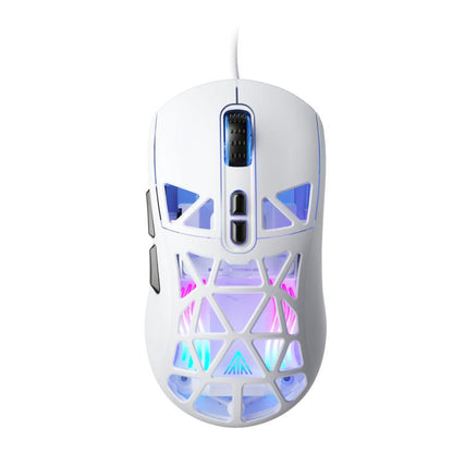 SOLAKAKA SM901 Hollow RGB Light Wired Gaming Mouse, SM901