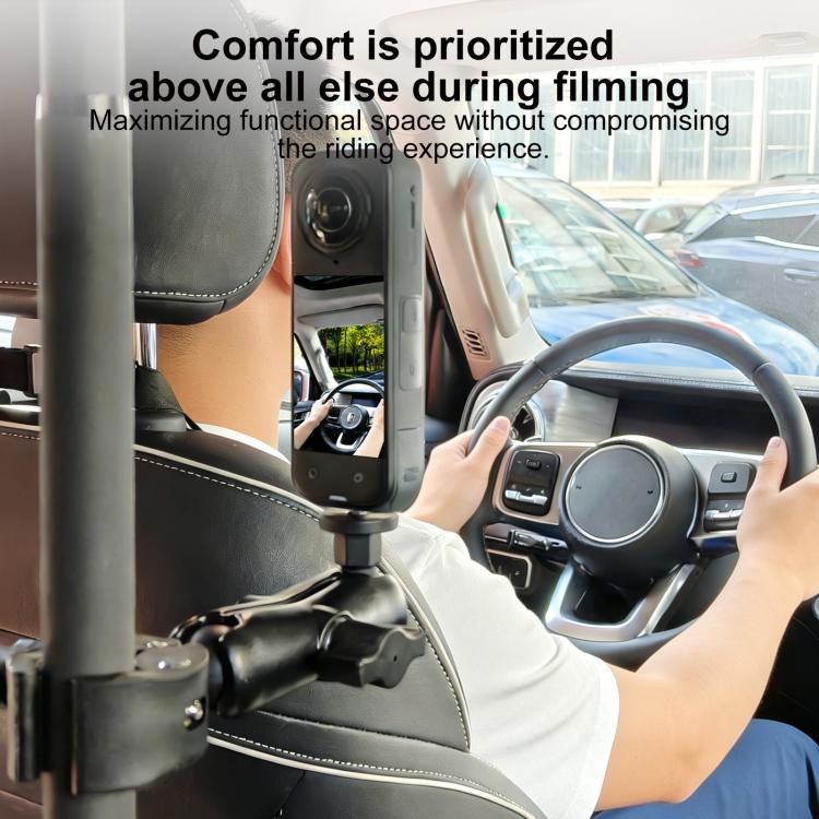 In-Car Camera Adjustable Mount Support Pole Extension Rod, 52-81.5cm Basic, 70-121cm Extended, Basic 4 in 1 Set with Crab Clip, Extend 4 in 1 Set with Crab Clip, Basic 5 in 1 Set with Clip Pocket Frame, Extend 5 in 1 Set with Clip Pocket Frame