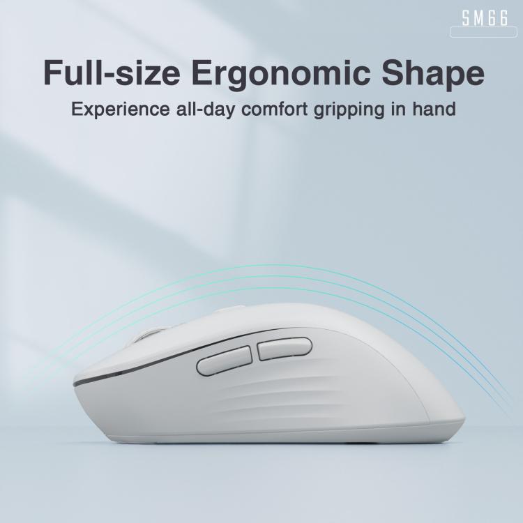 SOLAKAKA SM66 4200DPI 2.4GHz + BT Dual-mode Wireless Mouse, SM66