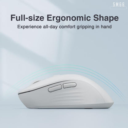 SOLAKAKA SM66 4200DPI 2.4GHz + BT Dual-mode Wireless Mouse, SM66