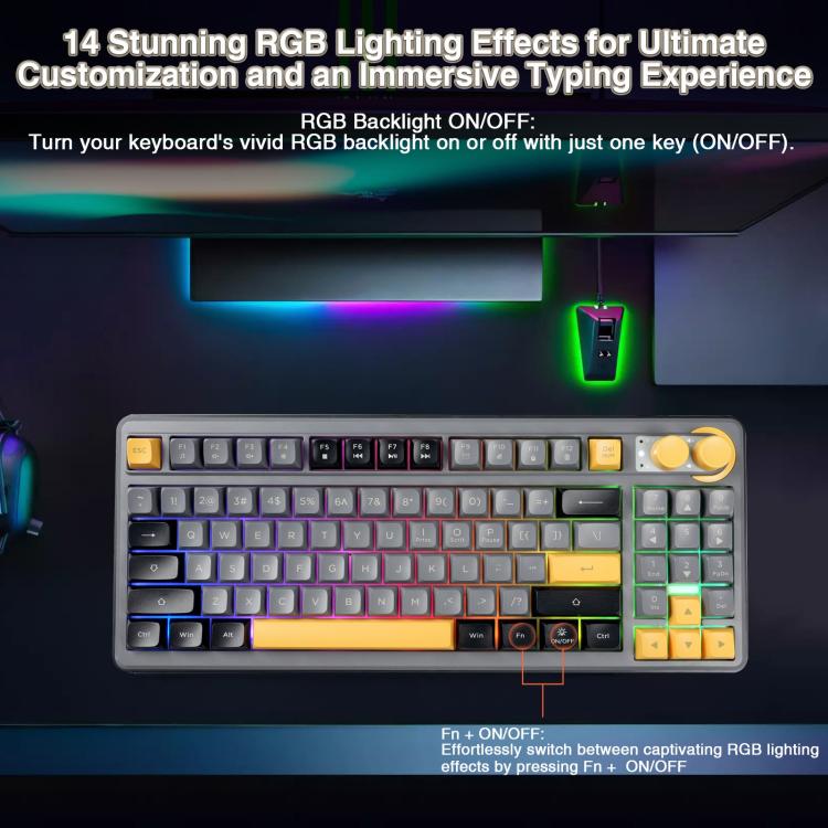 SOLAKAKA SK90 Tri-mode 90 Keys Wireless Silicone Keyboard