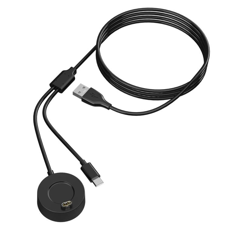 xDfind 2 in 1 USB to Type-C Integrated Watch Charging Base, Length: 1.2m, Charging Base