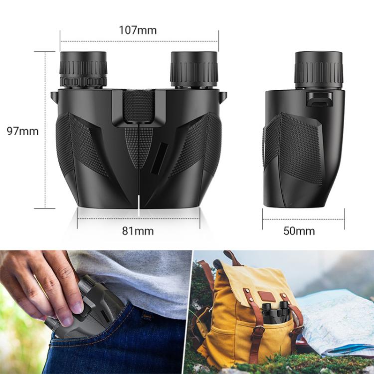 APEXEL 10 x 25 Compact Binoculars High-Power Portable Outdoor Binoculars for Bird Watching & Exploration, 10 x 25