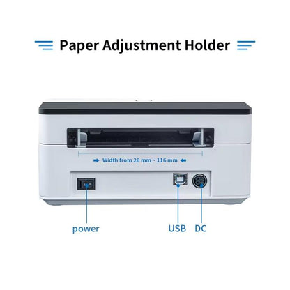 Xprinter XP-D463B 108mm Computer & Phone Version Thermal Label Printer, XP-D463B Phone Version