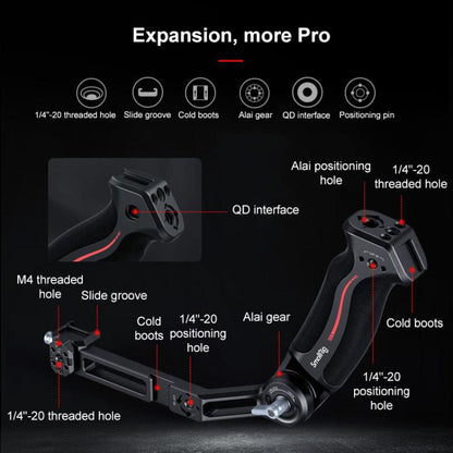 For DJI RS4 / RS3 / RSC2 SmallRig Gimbal Mount, Sling Handle, Sling Handle Monitor Kit, Dual Handgrip, Monitor Mount, Arca Quick Release Plate, NATO Clamp, Extended Quick Release Plate, Quick Release Plate with Arca-Swiss