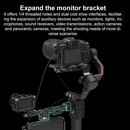 For DJI RS4 / RS3 / RSC2 SmallRig Gimbal Mount, Sling Handle, Sling Handle Monitor Kit, Dual Handgrip, Monitor Mount, Arca Quick Release Plate, NATO Clamp, Extended Quick Release Plate, Quick Release Plate with Arca-Swiss