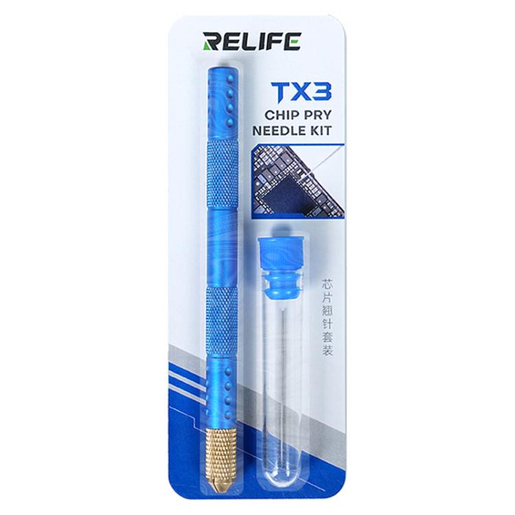 RELIFE TX3 Wear-Resistant Non-Magnetic Precision Chip Pry Needle Kit