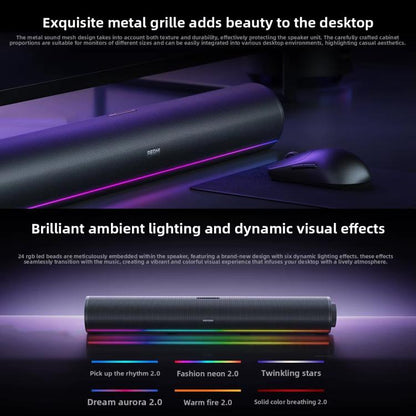 Original Xiaomi Redmi Computer Speaker 2 Pro RGB Light Desktop Stereo Soundbar