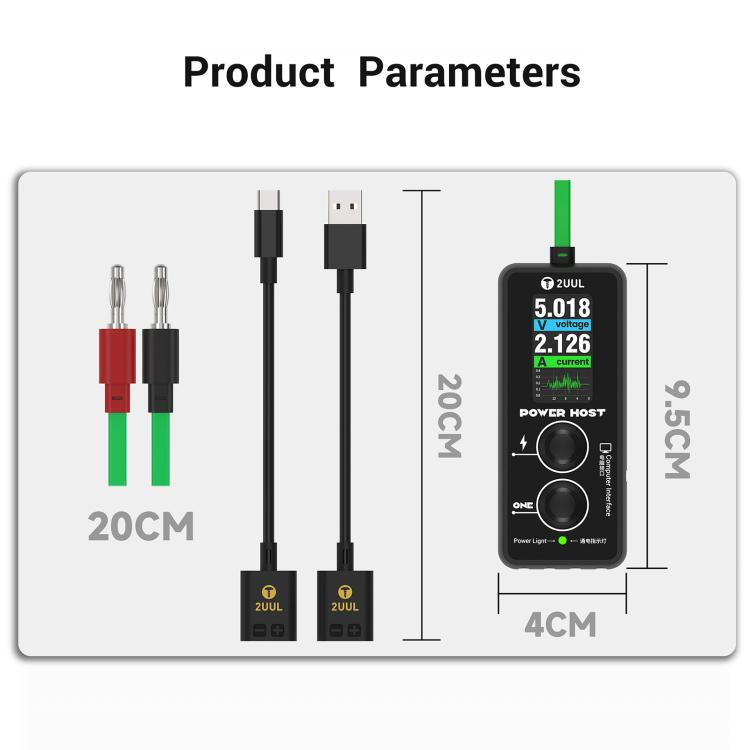 2UUL PW15 Power Host Ampere-Voltage Meter