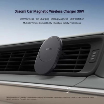 Original Xiaomi 30W Car Magnetic Wireless Charger
