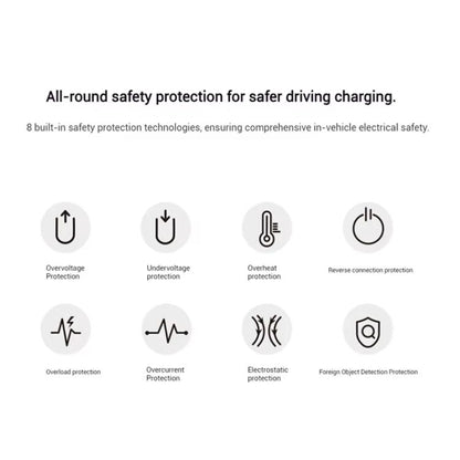 Original Xiaomi 30W Car Magnetic Wireless Charger