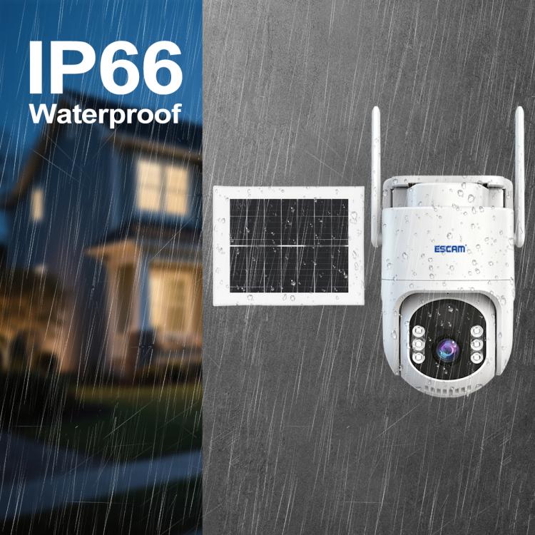ESCAM QFS71 4G 3MP IP66 Wireless Security Camera System with Solar Panel, European Version, American Version