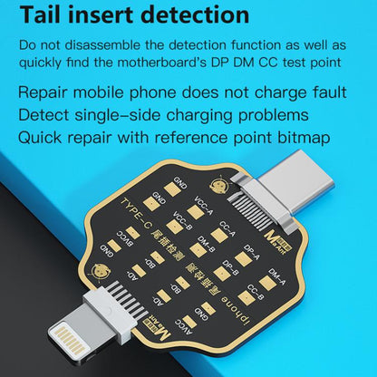 MaAnt Non-Remove Phone Tail Plug Charging Fault Test Board for iPhone / Android, MaAnt Tail Plug Test Board