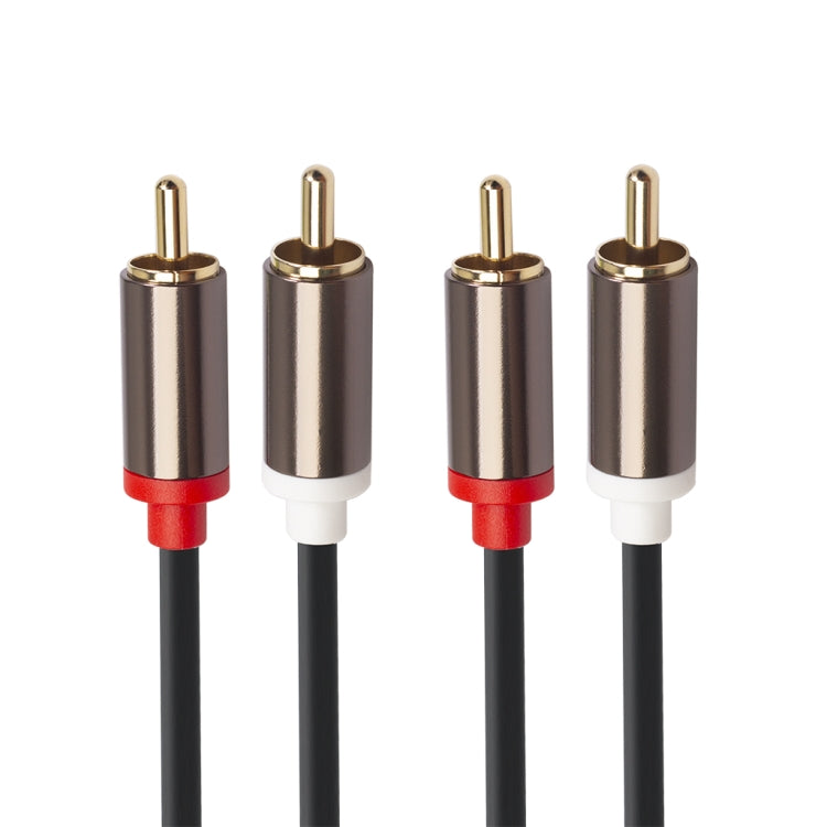 2 x RCA to 2 x RCA Gold-plated Audio Cable, 1m, 2m, 3m