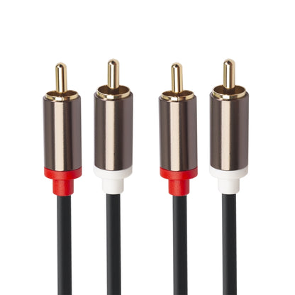 2 x RCA to 2 x RCA Gold-plated Audio Cable, 1m, 2m, 3m