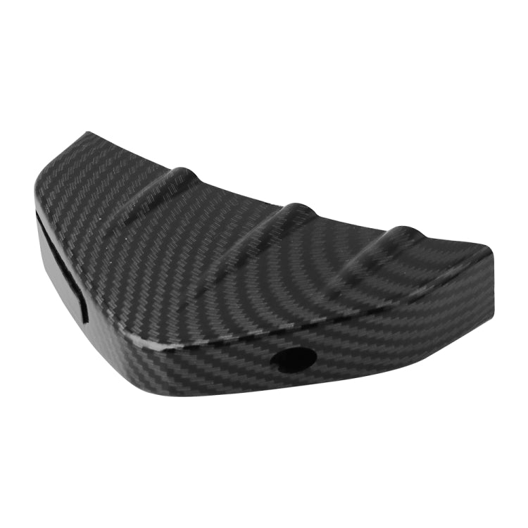 4 PCS Carbon Texture Car General Shark Fin Rear Spoiler Bumper Chassis Decoration, Carbon Texture