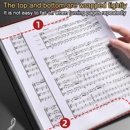 Expandable Non-reflective Piano Music Sheet Binder Folder, Black 40 Pages with Index Tabs & Pen, Blue 40 Pages with Index Tabs & Pen, Pink 40 Pages with Index Tabs & Pen, Black 60 Pages with Index Tabs & Pen, Blue 60 Pages with Index Tabs & Pen...