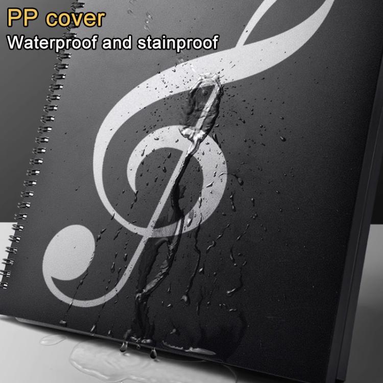 Expandable Non-reflective Piano Music Sheet Binder Folder, Black 40 Pages with Index Tabs & Pen, Blue 40 Pages with Index Tabs & Pen, Pink 40 Pages with Index Tabs & Pen, Black 60 Pages with Index Tabs & Pen, Blue 60 Pages with Index Tabs & Pen...