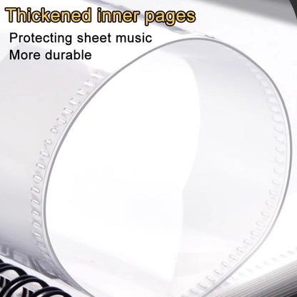 Expandable Non-reflective Piano Music Sheet Binder Folder, Black 40 Pages with Index Tabs & Pen, Blue 40 Pages with Index Tabs & Pen, Pink 40 Pages with Index Tabs & Pen, Black 60 Pages with Index Tabs & Pen, Blue 60 Pages with Index Tabs & Pen...