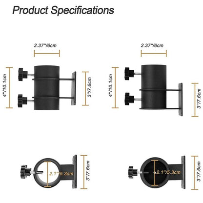2 Pack Heavy-duty Patio Umbrella Holder Metal Outdoor Umbrella Mounting Base, FS-2467-1