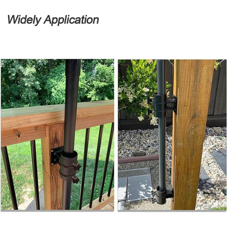 2 Pack Heavy-duty Patio Umbrella Holder Metal Outdoor Umbrella Mounting Base, FS-2467-1