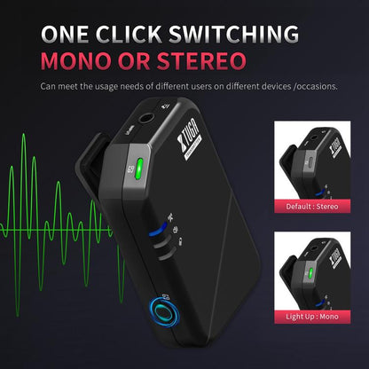 XTUGA J02S 2.4G Mini Wireless In-Ear Stereo Monitor System TX & RX, J02S