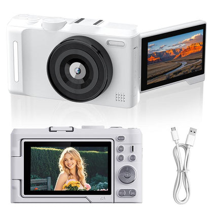DX9 48MP 4K 3 inch HD LCD Flip Screen Retro Style CCD Mirrorless Digital Camera