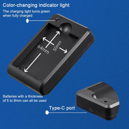 10pcs/Pack TDZ-01 3 in 1 Portable WiFi Battery Charger for M21G / M29HG / M26HG, with 50cm Charging Cable