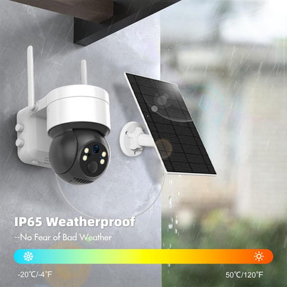 RH-BC10T 4G 3MP Solar-Powered Low-Power Outdoor PTZ Security Camera, RH-BC10T