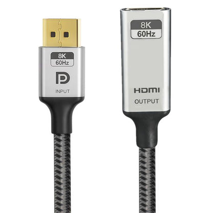 8K 60Hz 48Gbps Active DP 1.4 to HDTV2.1 Converter, DP 1.4 to HDTV2.1