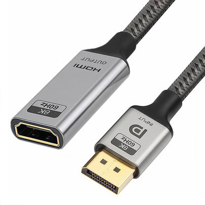 8K 60Hz 48Gbps Active DP 1.4 to HDTV2.1 Converter, DP 1.4 to HDTV2.1