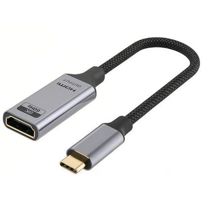 8K 60Hz 48Gbps Active Type-C Male to HDTV2.1 Converter, Type-C Male to HDTV2.1