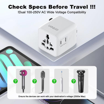 Onten CW81 Multi-Functional Universal Travel Charger Adapter