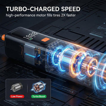 SUITU ST-5543 Car Wireless Digital Display Air Pump Electric Tire Inflator, 4000mAh, 4500mAh