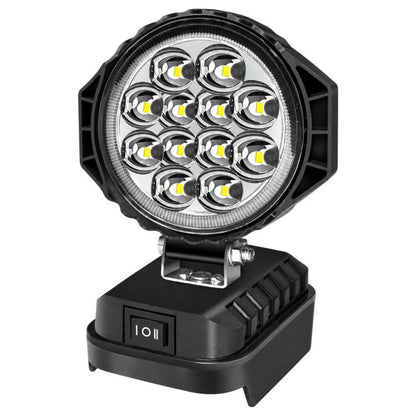 Dual USB LED Emergency Work Light, For Makita Battery Slot, 3 inch Round High Beam, 4 inch Square High Beam, 5 inch Square High and Low Beam, 8 inch Square High and Low Beam, 10 inch Square High and Low Beam