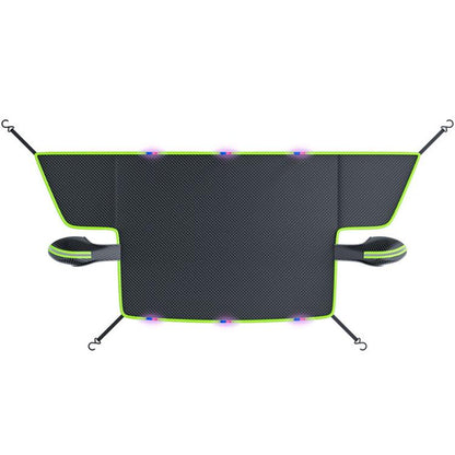 SUITU ST-3960 Universal Car Oxford Fabric Snow and Sun Protection Magnetic Front Windshield Half Cover