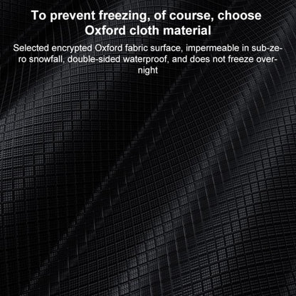 SUITU ST-3960 Universal Car Oxford Fabric Snow and Sun Protection Magnetic Front Windshield Half Cover