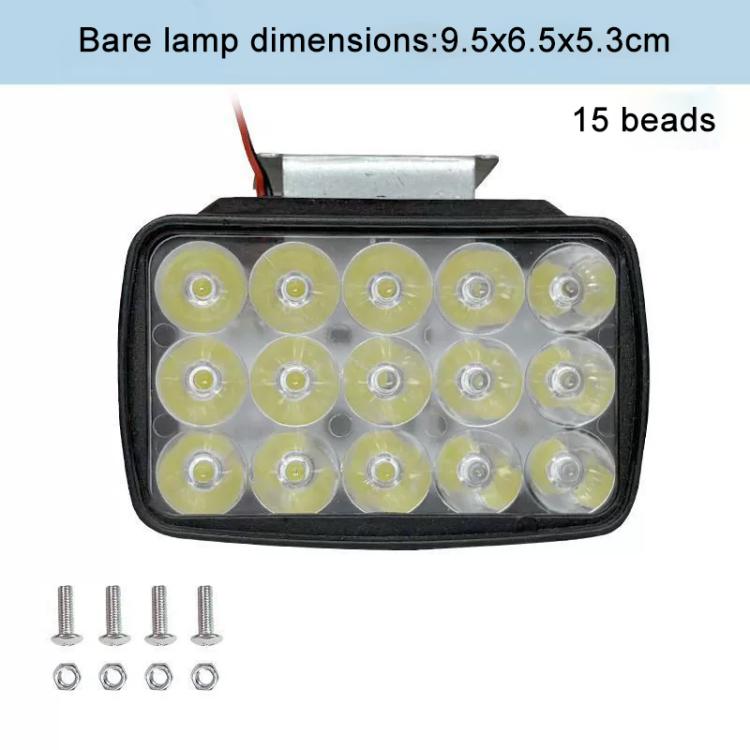 DC12-85V Motorcycle High-intensity LED Spotlight, Ultra-bright 15 LEDs + Screw, 15 LEDs + Screw + Switch + Clamp + 2.5m Plug, Ultra-bright 30 LEDs + Screw, 30 LEDs + Screw + Switch + Clamp + 2.5m Plug, Ultra-bright 36 LEDs + Screw