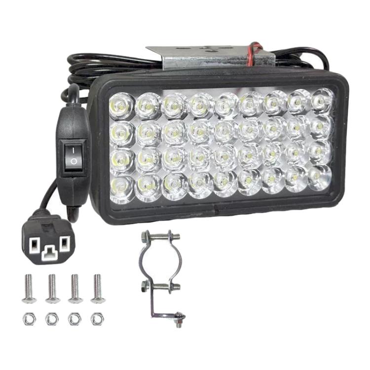 DC12-85V Motorcycle High-intensity LED Spotlight, Ultra-bright 15 LEDs + Screw, 15 LEDs + Screw + Switch + Clamp + 2.5m Plug, Ultra-bright 30 LEDs + Screw, 30 LEDs + Screw + Switch + Clamp + 2.5m Plug, Ultra-bright 36 LEDs + Screw