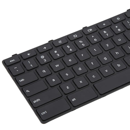 US Version Laptop Keyboard with Power Button for Dell Chromebook 11 3180 3189 3190 3380 3300 3310, For Dell Chromebook 11 3180(Black)
