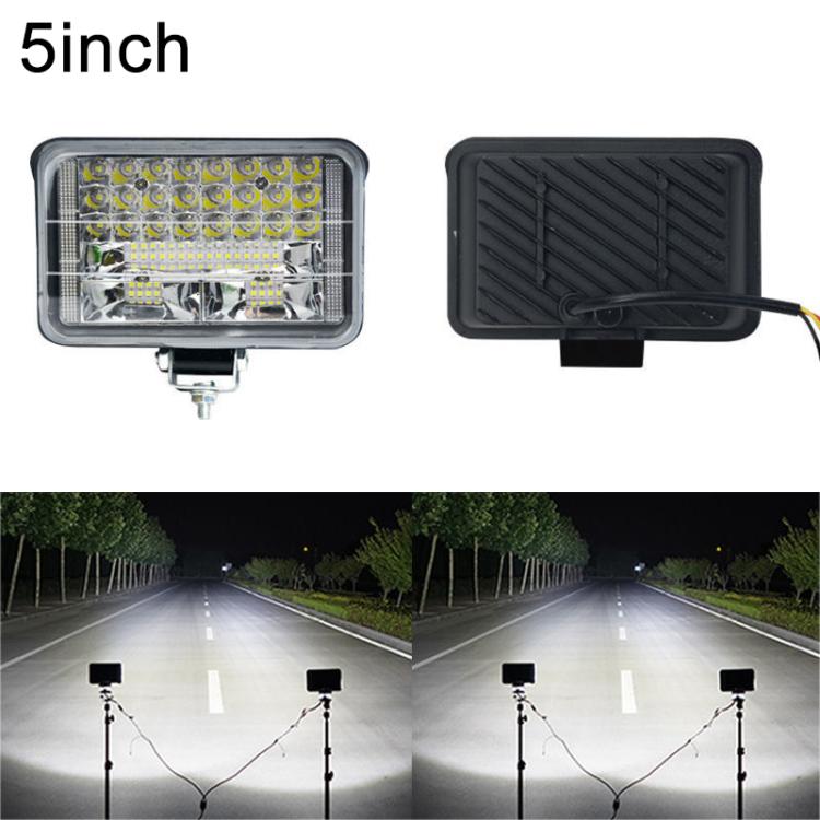 DC 12V-80V LED Super Bright Headlight Beam Driving Light for Electric Vehicle, Tractor, ATV/UTV, 15-LEDs Single Light, 3 inch 18-LEDs Single Light, 4 inch 30-LEDs High Low Light, 5 inch 48-LEDs High Low Light, 7 inch 57-LEDs High Low Light