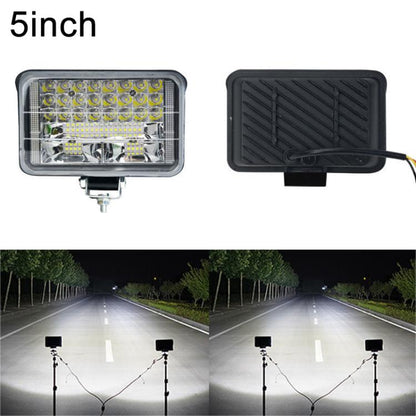 DC 12V-80V LED Super Bright Headlight Beam Driving Light for Electric Vehicle, Tractor, ATV/UTV, 15-LEDs Single Light, 3 inch 18-LEDs Single Light, 4 inch 30-LEDs High Low Light, 5 inch 48-LEDs High Low Light, 7 inch 57-LEDs High Low Light