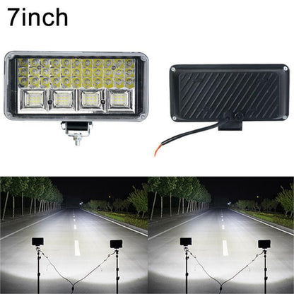 DC 12V-80V LED Super Bright Headlight Beam Driving Light for Electric Vehicle, Tractor, ATV/UTV, 15-LEDs Single Light, 3 inch 18-LEDs Single Light, 4 inch 30-LEDs High Low Light, 5 inch 48-LEDs High Low Light, 7 inch 57-LEDs High Low Light