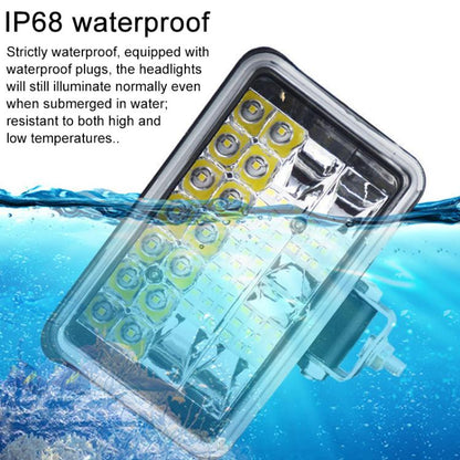 DC 12V-80V LED Super Bright Headlight Beam Driving Light for Electric Vehicle, Tractor, ATV/UTV, 15-LEDs Single Light, 3 inch 18-LEDs Single Light, 4 inch 30-LEDs High Low Light, 5 inch 48-LEDs High Low Light, 7 inch 57-LEDs High Low Light