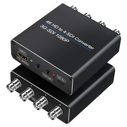 NK-814 4K HDMI Input to 4-SDI Output Converter, 4-SDI